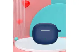 Чехол защитный MyPads для беспроводных наушников Honor Earbuds Choice X5 силиконовый синий