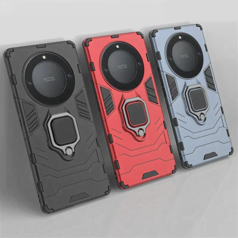 Для Honor X9A Чехол Honor X9A Funda Coque Противоударная броня, кольцо на палец, бампер для ПК, телефона Honor X9A
