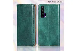 Новый чехол-книжка MyPads для Honor 20 Pro, зеленый