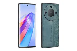 Кожаный чехол MyPads для Honor X9b / Honor X50 / Honor Magic6 Lite
