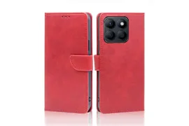 Чехол-книжка MyPads для Honor X8b, красный