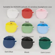 Для honor Earbuds X5 Чехол Однотонный Силиконовый с полной защитой края Противоударный Чехол Для наушников Bluetooth honor x5 cover earbudsx5