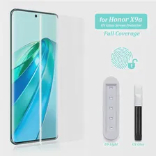 УФ-защита экрана для Honor X9a Пленка из закаленного стекла На весь экран Клей Для Honor X9a УФ-стекло с полным покрытием